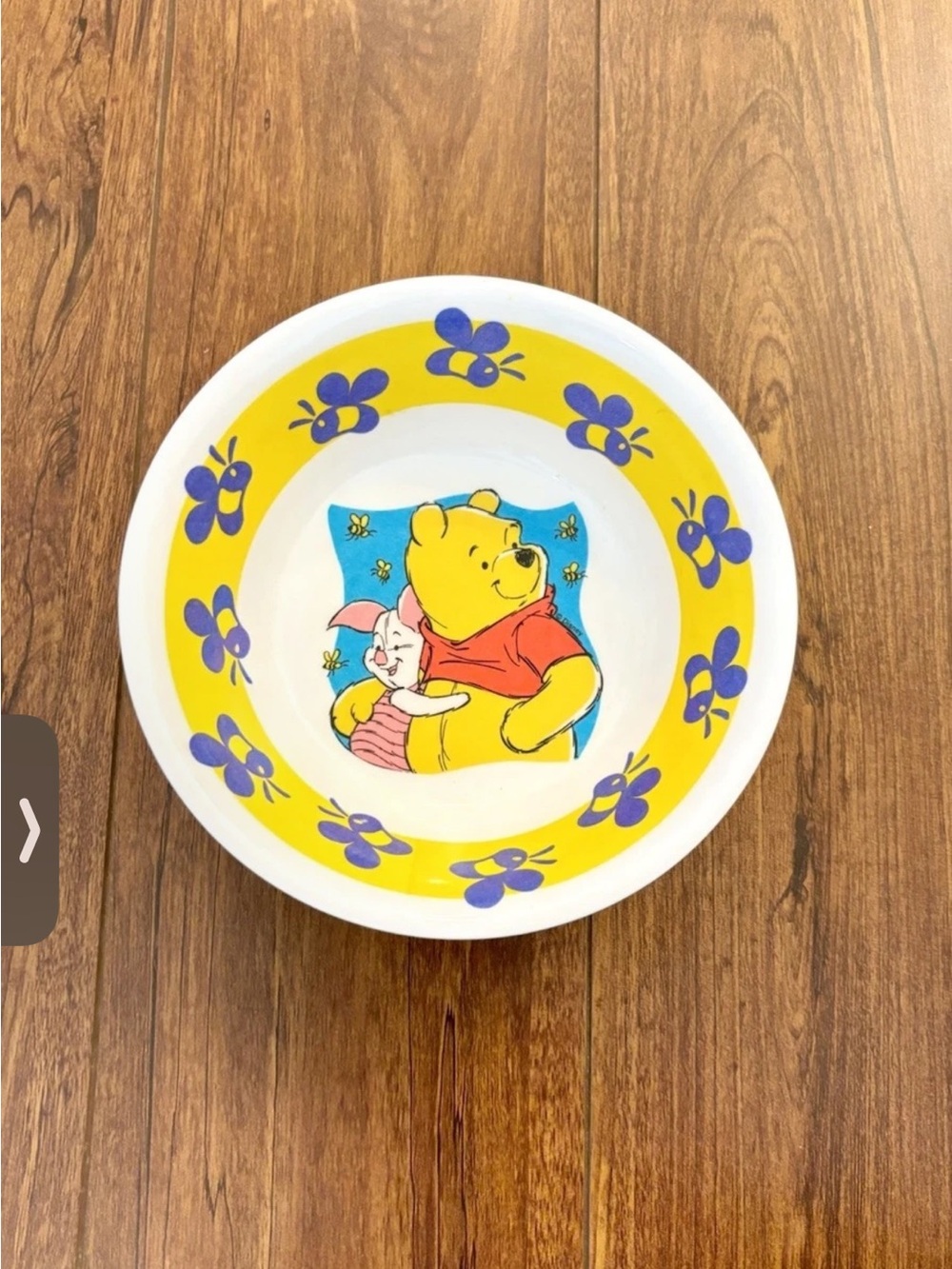 Winnie the Pooh Small Melamine Bowl Vintage